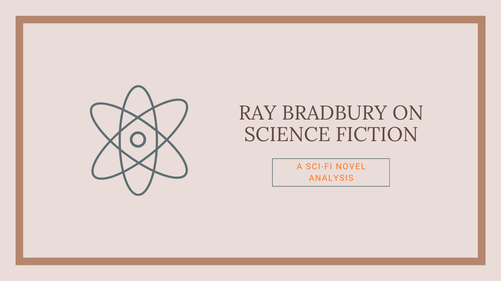 Ray Bradbury on Writing Science Fiction